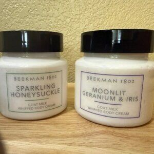 2X 8oz Beekman Whipped Goat Milk Body Cream